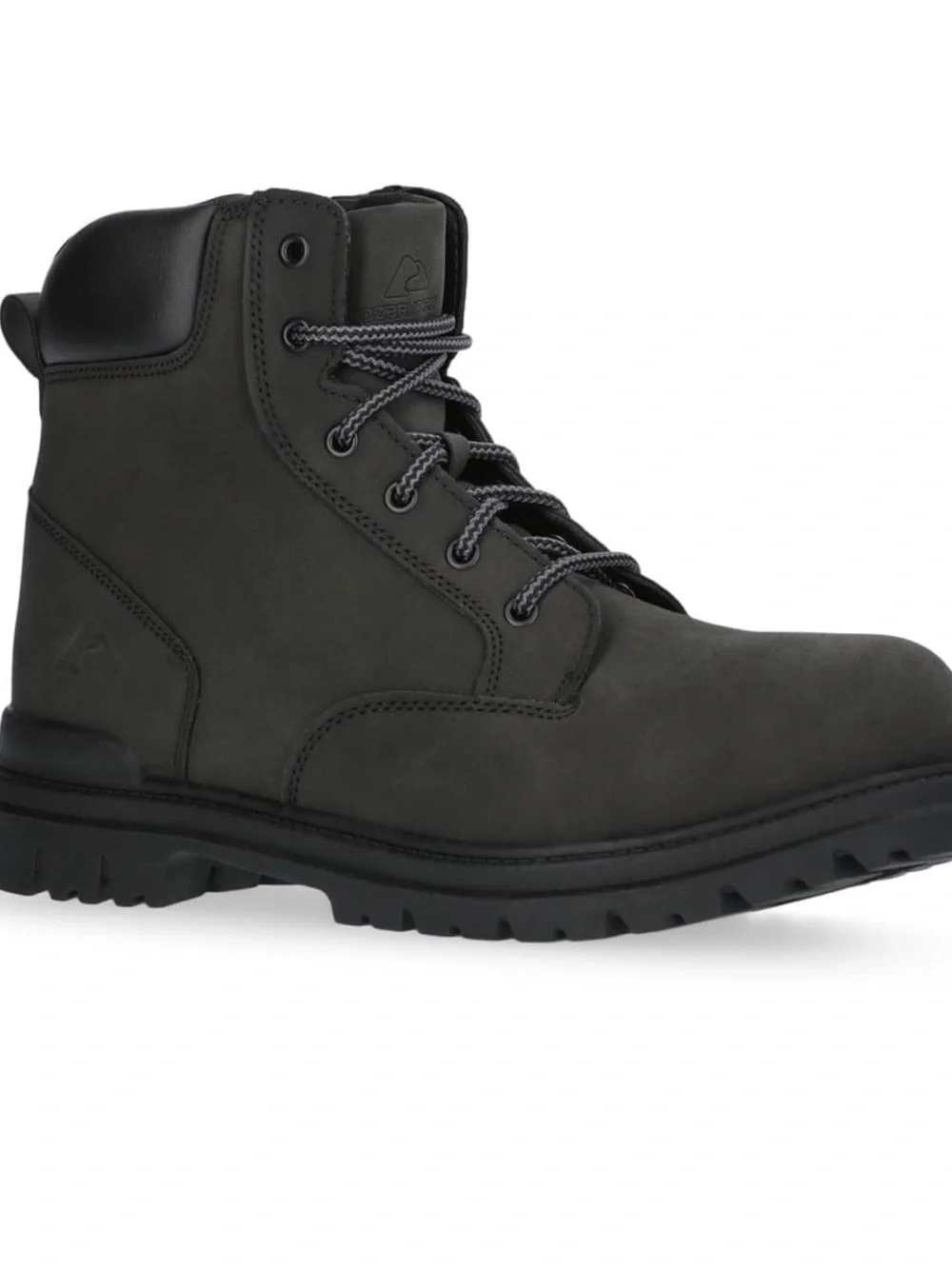 Ozark Trail Troy Men’s Black Faux Suede Hiking Work Boots NWT